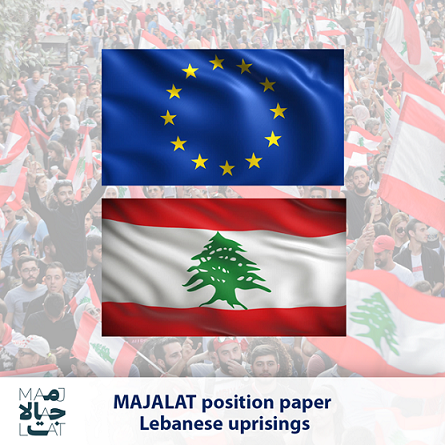 MAJALAT’s position on the European Union’s reaction to the Lebanese Uprisings